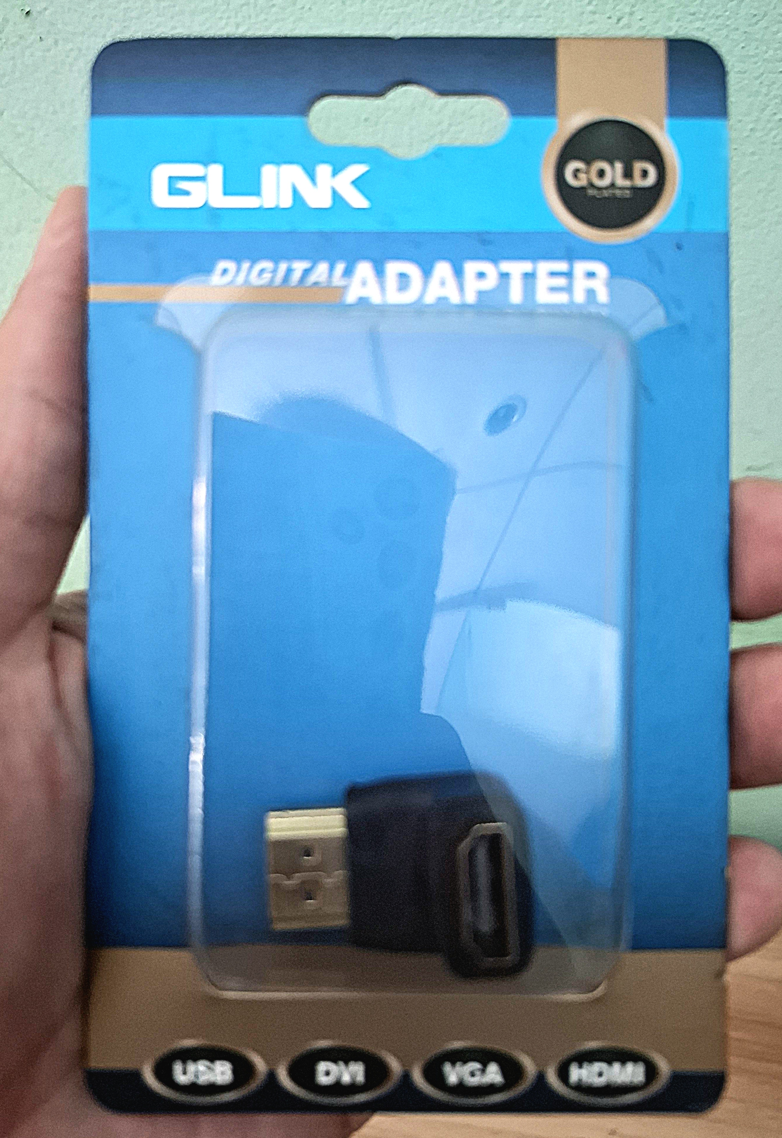 หัวแปลง hdmi ข้องอ กันสายหัก glink ของแท้มีแพ๊คตามภาพ