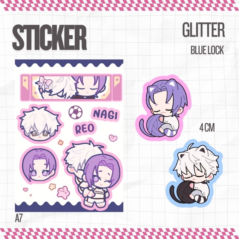 Sticker นางิ & เรโอะ (Blue Lock)