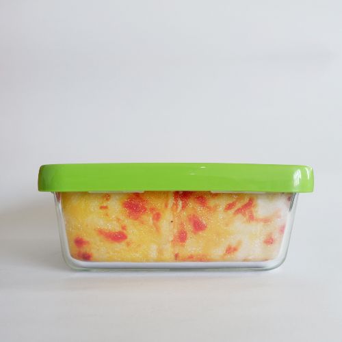 ilock กล่องแก้วถนอมอาหาร PB953 ขนาด 2000 มล สีเขียว