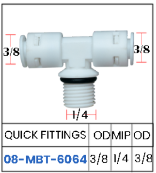 ฟิตติ้งเครื่องกรองน้ำ Water filter fittings