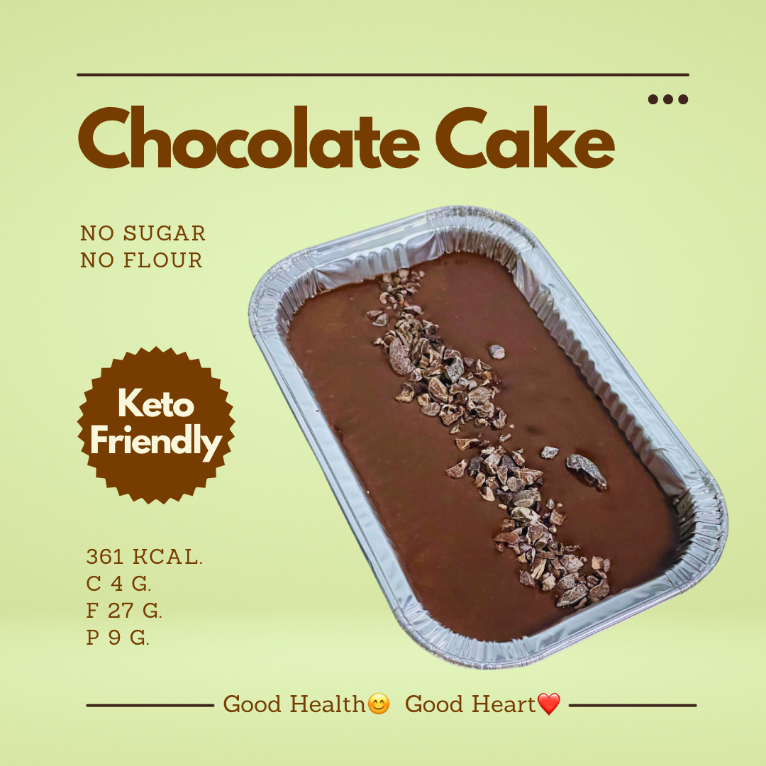 เค้กช็อคโกแลตคีโต Chocolate Cake [KETO] ไร้แป้ง ไร้น้ำตาล *🚑ขนส่งเย็นเท่านั้น*