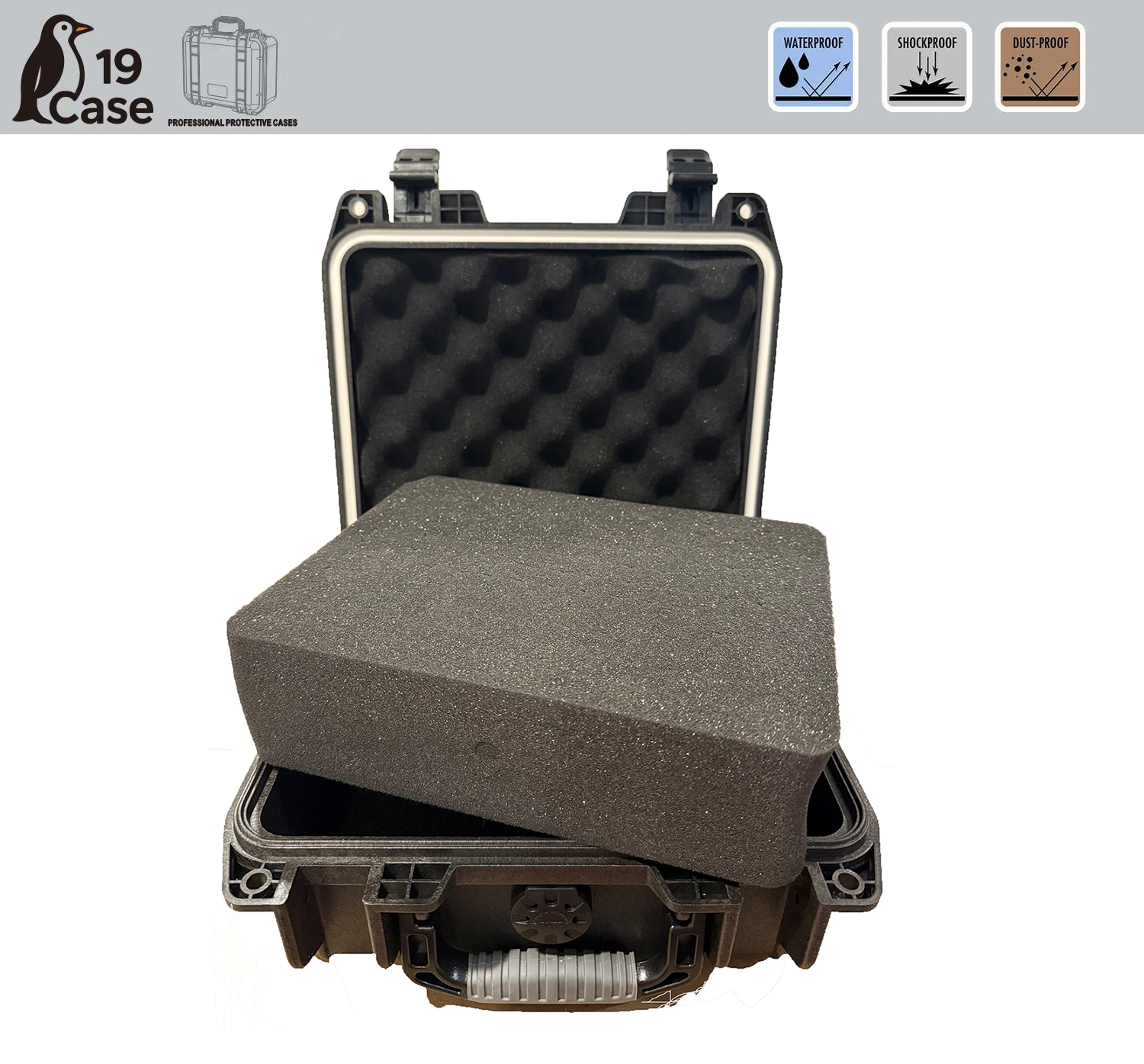Hardcase P-1200 with Pick & Pluck Foam - Orange