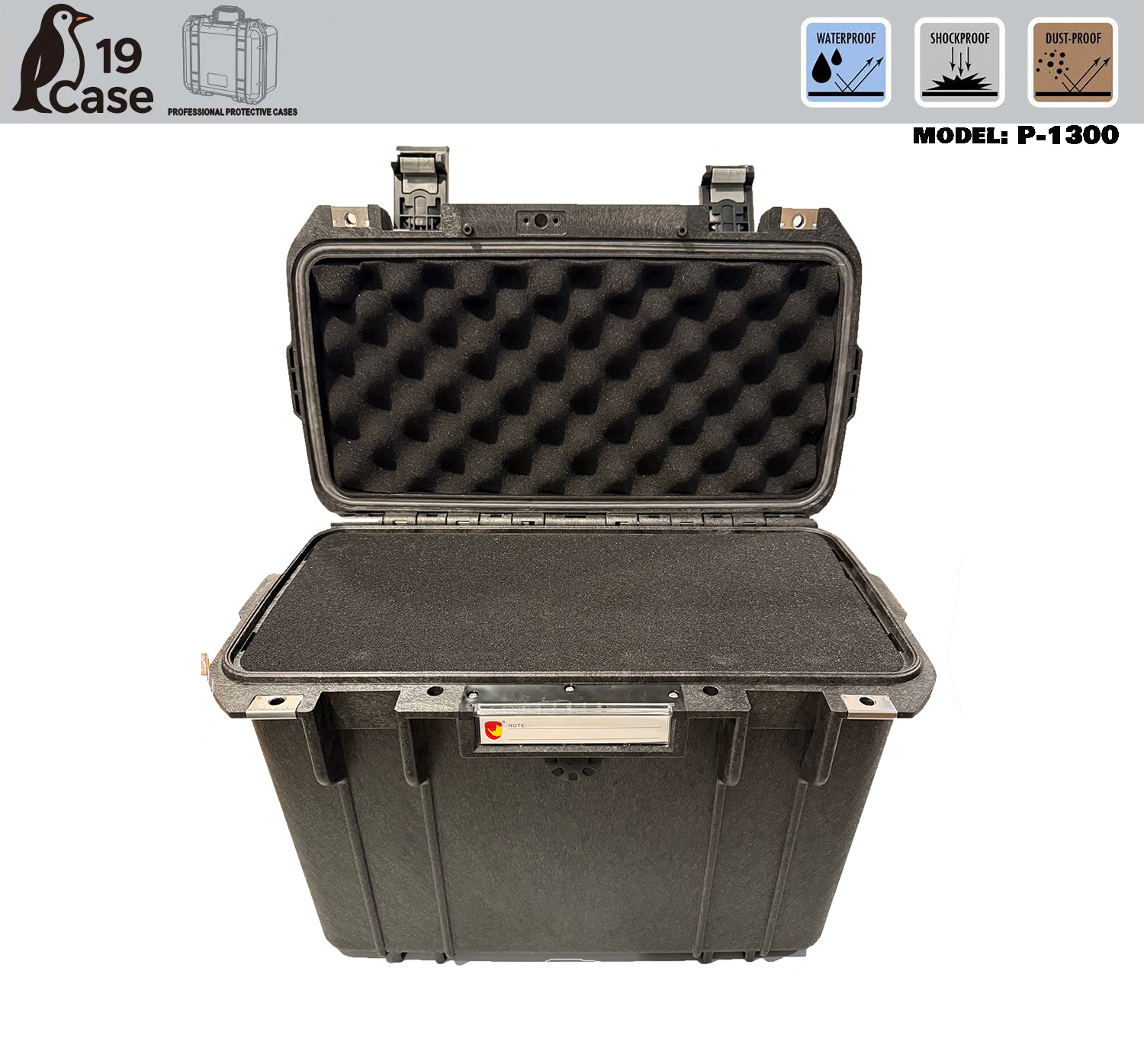 Hardcase P-1430 with Pick & Pluck Foam - Black