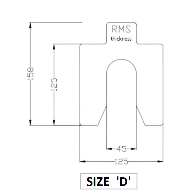 แผ่นชิมตั้งระดับสำเร็จรูป RMS SHIM-DEE สำหรับงานอุตสาหกรรม ขนาด 125x125มม. หนา 0.05มม. (Industrial Precut Shim)