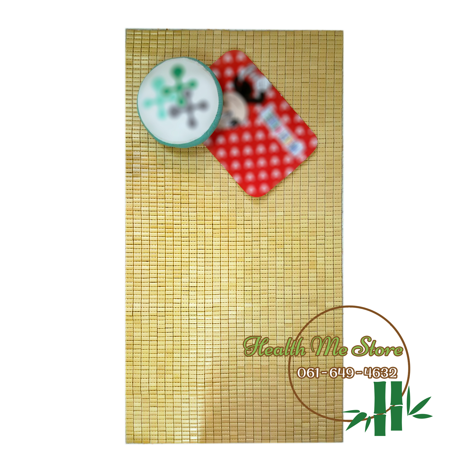 เสื่อไม้ไผ่แบบเม็ด 3 ฟุต ขนาด 90x190 cm 夏季麻将凉席 床上竹块竹席 Bamboo Mat