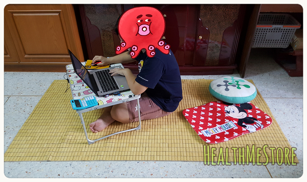 เสื่อไม้ไผ่แบบเม็ด 4 ฟุต ขนาด 120x190 cm 夏季麻将凉席 床上竹块竹席 Bamboo Mat