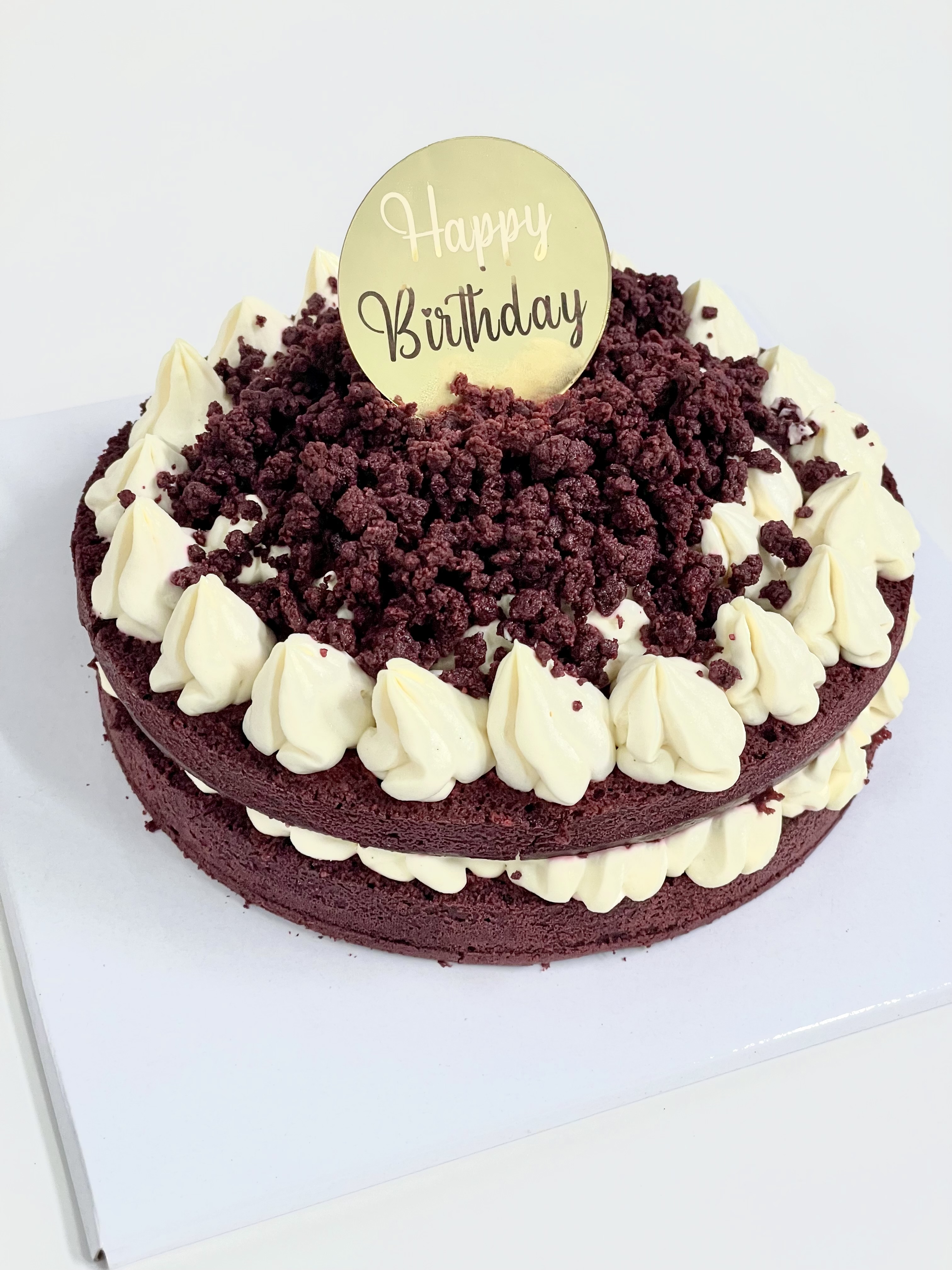 เรดเวลเวทพายเค้กคีโต ขนาด 1 ปอนด์ Red Velvet Pie Cake [KETO] ไร้แป้ง ไร้น้ำตาล *🚑ขนส่งเย็นเท่านั้น*