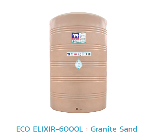 ถังเก็บน้ำบนดิน PE ECO ELIXIR รุ่น JGNX6000S/T