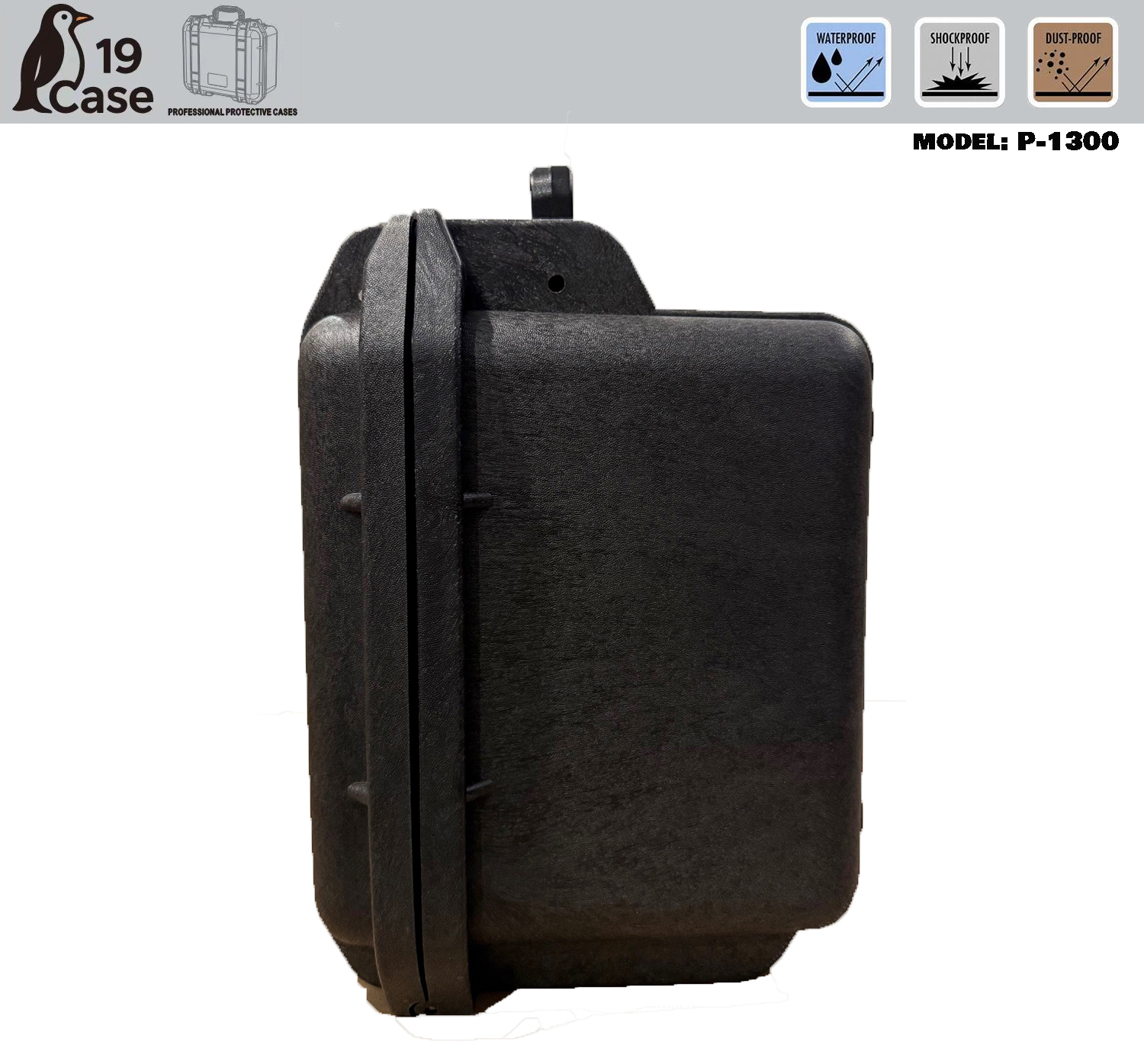 Hardcase P-1300 with Pick & Pluck Foam - Black