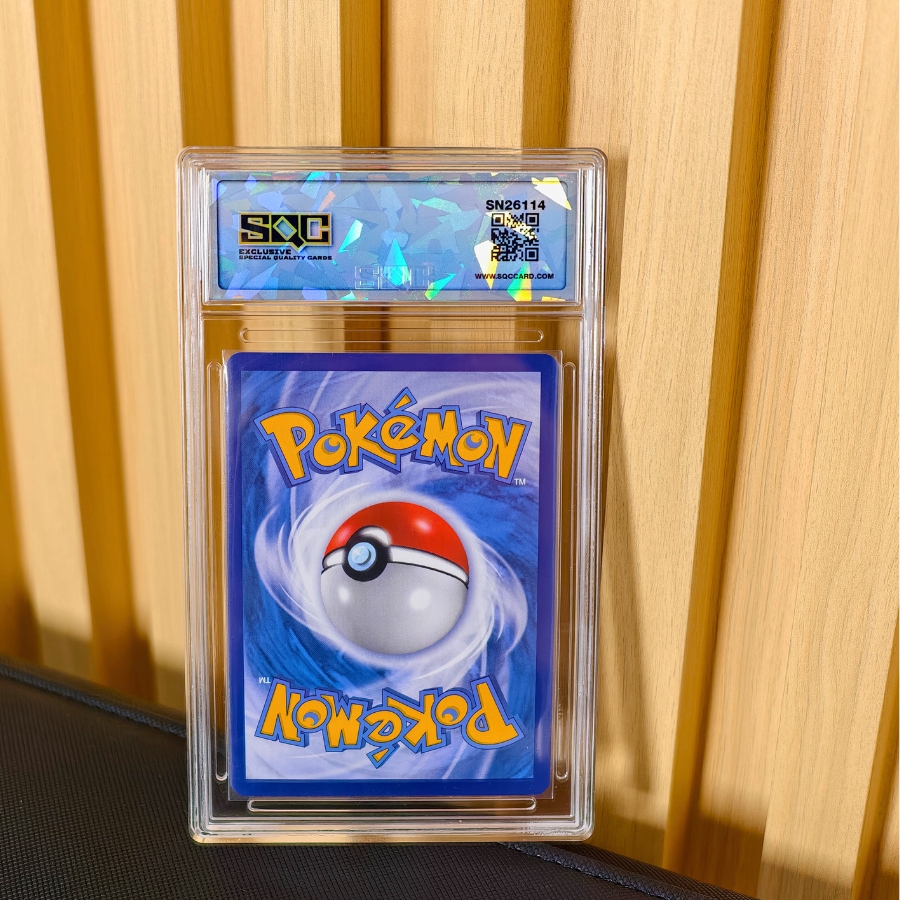 pokemon Cards การ์ดปิกาจู วันเกิด การ์ดเกรด SQC 9.5 การ์ดโปเกม่อน birthday pikachu พิคาชูของ ครบรอบ 25ปี ปิกาจู การ์ดโปเกมอน รหัส-SN26114