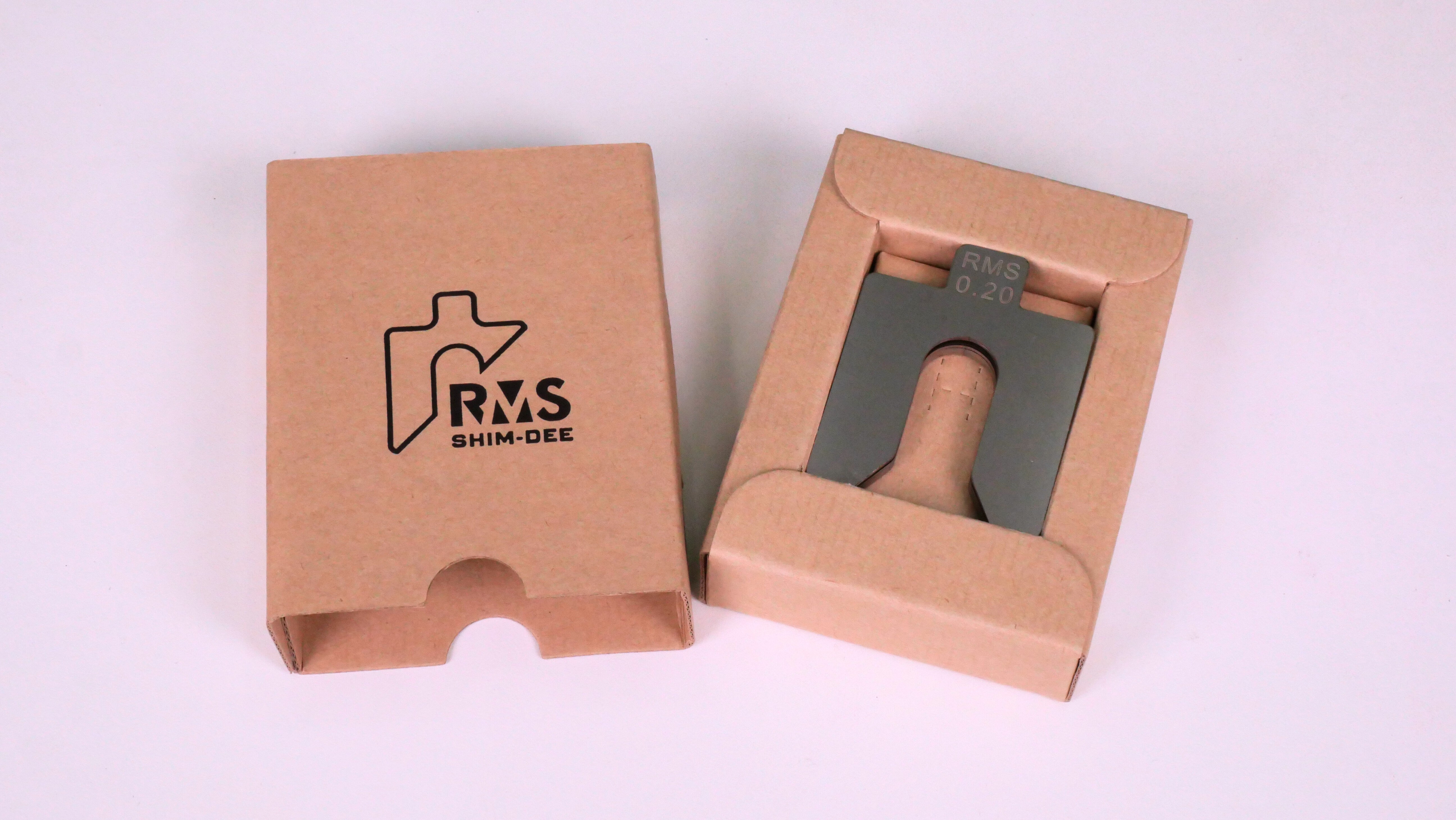 แผ่นชิมตั้งระดับสำเร็จรูป RMS SHIM-DEE สำหรับงานอุตสาหกรรม ขนาด 50x50มม. หนา 0.20มม. (Industrial Precut Shim)