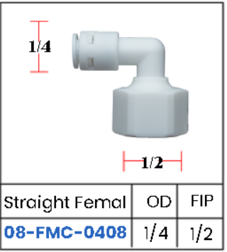 ฟิตติ้งเครื่องกรองน้ำ Water filter fittings