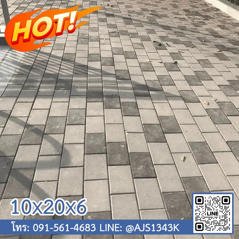 ศิลาเหลี่ยม 10x20x6