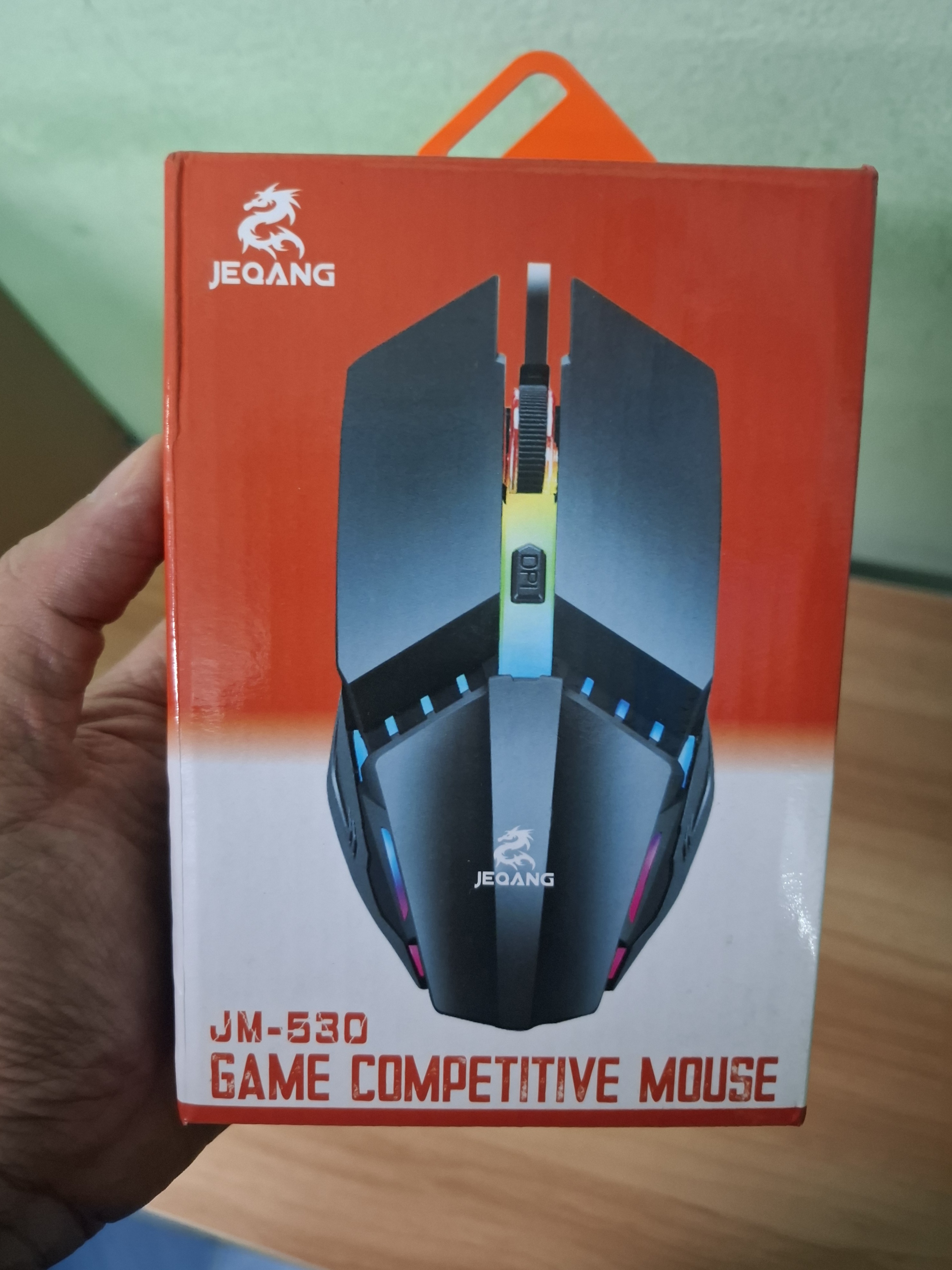 เม้าส์ usb แบบสาย Jeqang JM-530 สีดำ