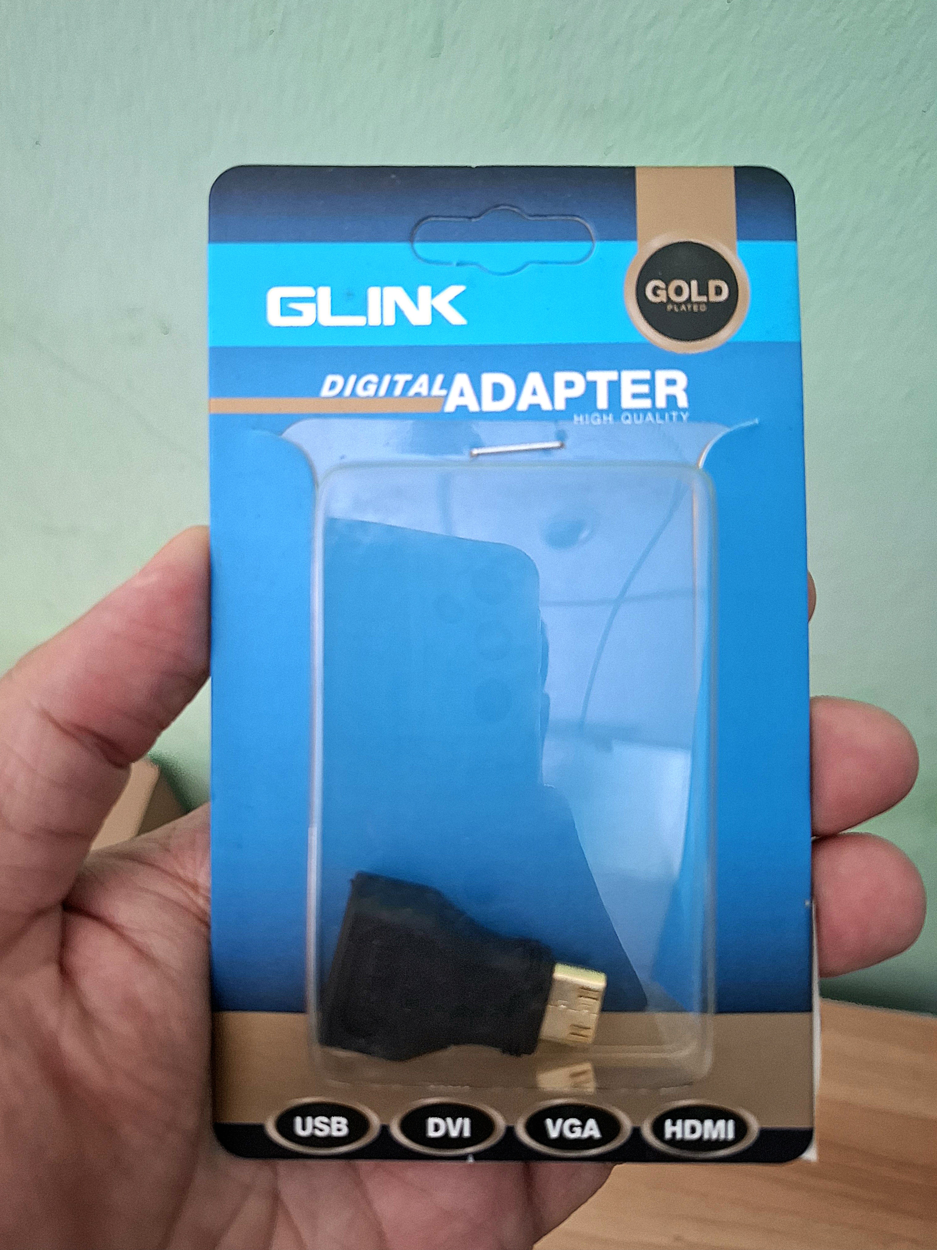 หัวแปลง hdmi to mini hdmi glink ของแท้มีแพ๊คตามภาพ
