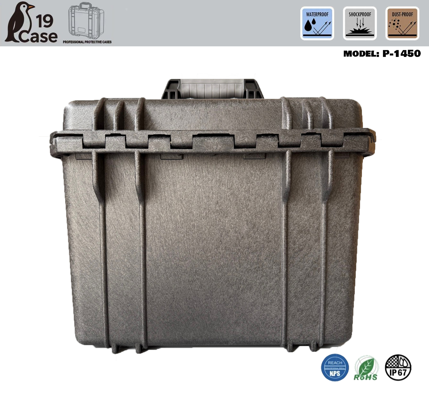 Hardcase P-1430 with Pick & Pluck Foam - Black