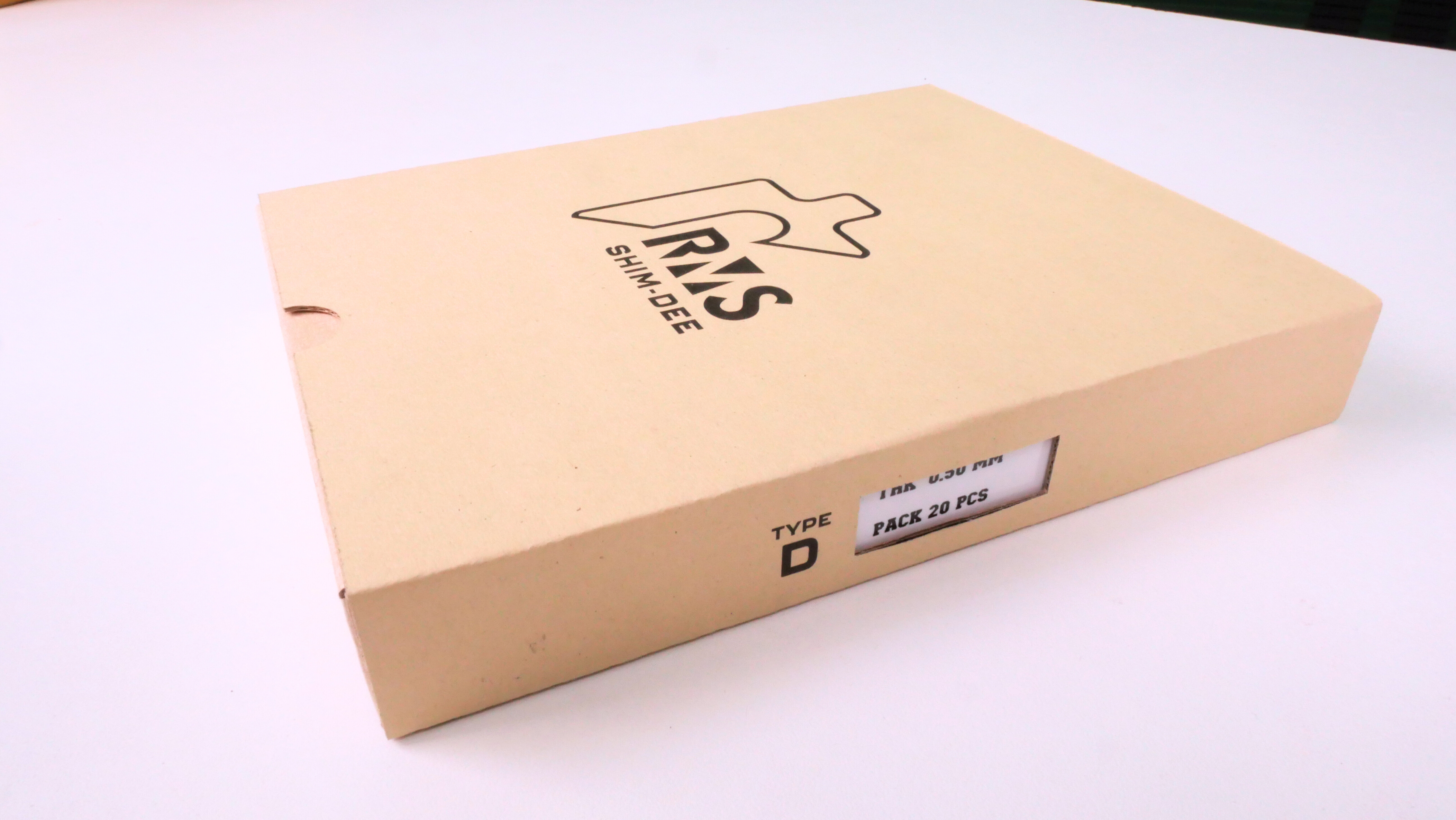 แผ่นชิมตั้งระดับสำเร็จรูป RMS SHIM-DEE สำหรับงานอุตสาหกรรม ขนาด 125x125มม. หนา 0.50มม. (Industrial Precut Shim)