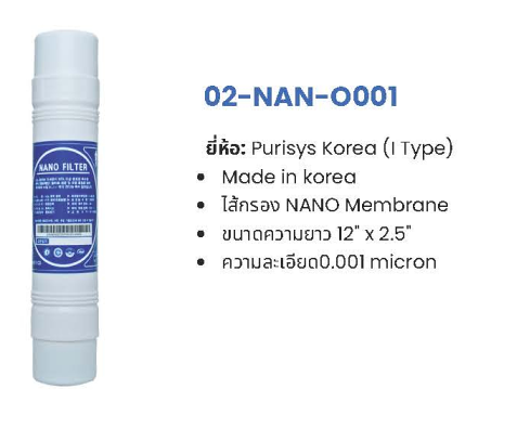 ไส้กรอง Membrane UF VS NANO