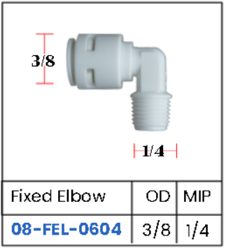 ฟิตติ้งเครื่องกรองน้ำ Water filter fittings