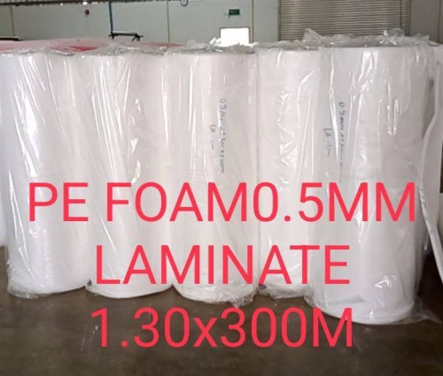 EPE Foam (โฟมชีท) เนื้อแน่นเหนี่ยวมีความหนาหลายขนาดตั้งแต่ 0.5 มม- 7 มม