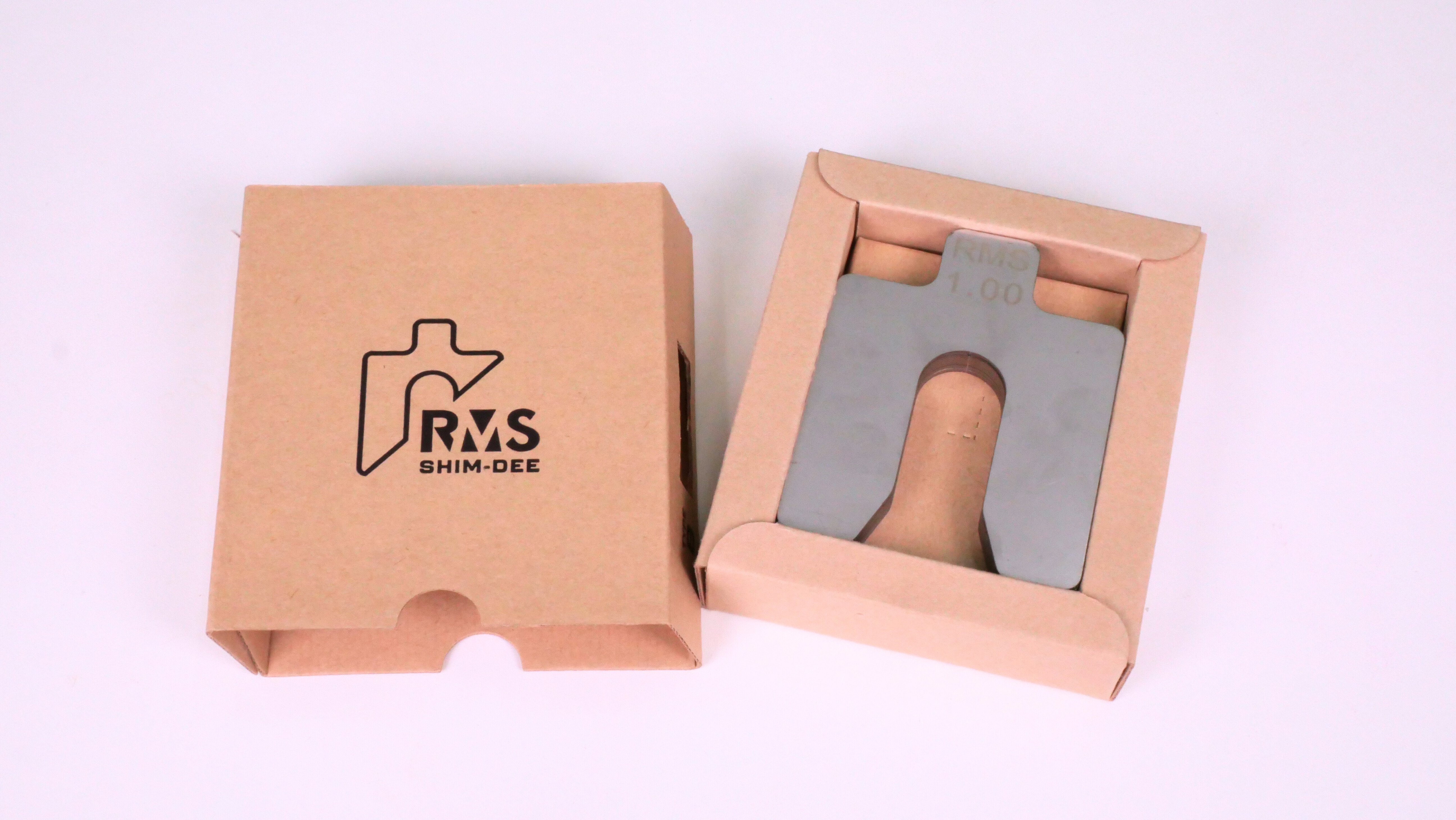 แผ่นชิมตั้งระดับสำเร็จรูป RMS SHIM-DEE สำหรับงานอุตสาหกรรม ขนาด 75x75มม. หนา 1.00มม. (Industrial Precut Shim)