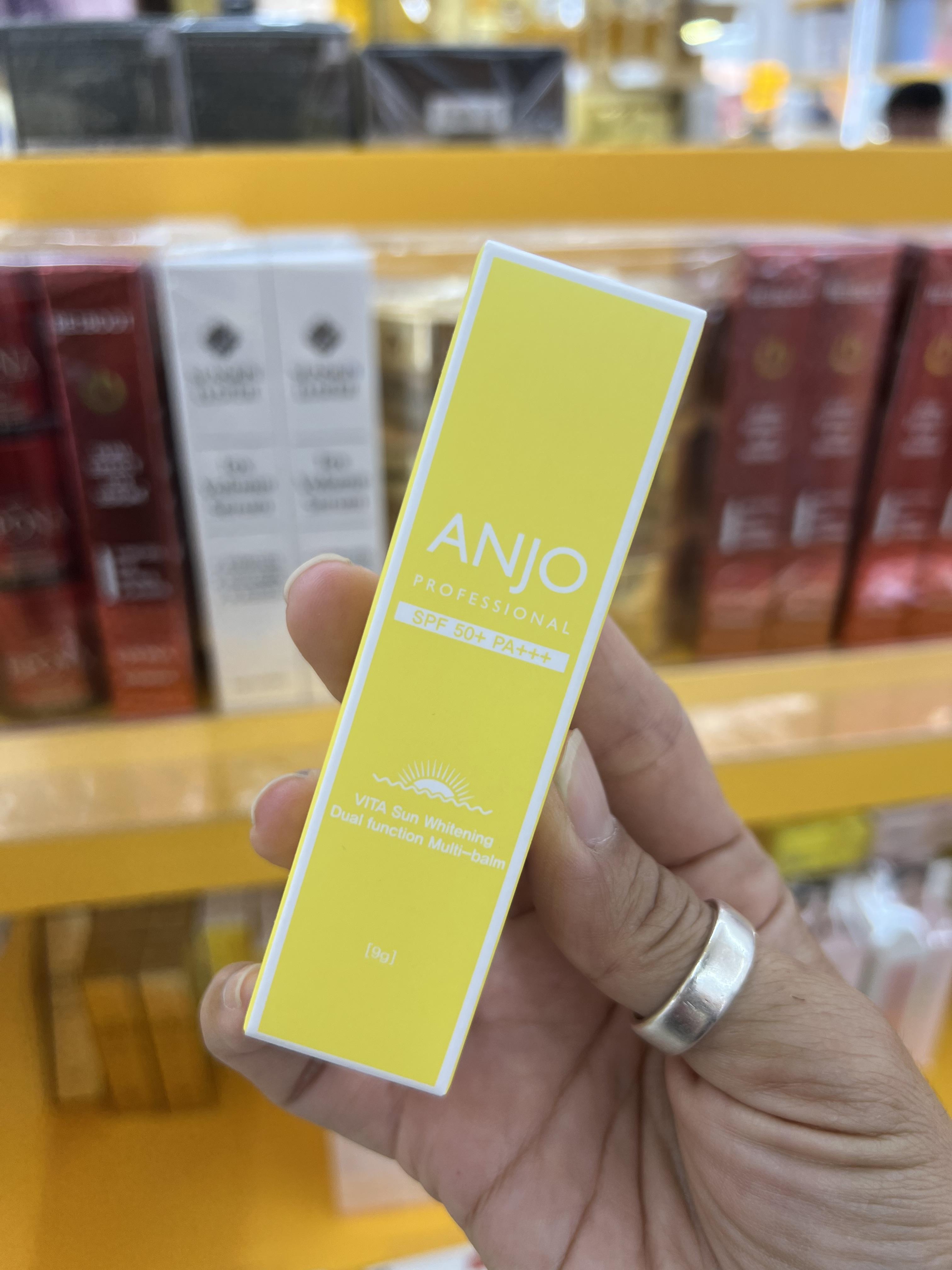 🇰🇷 ANJO VITA Sun Whitening Multi-Balm SPF50+ PA+++ บาล์มกันแดดแบบแท่ง ปรับผิวกระจ่างใส ใช้ง่ายแค่ปาด!