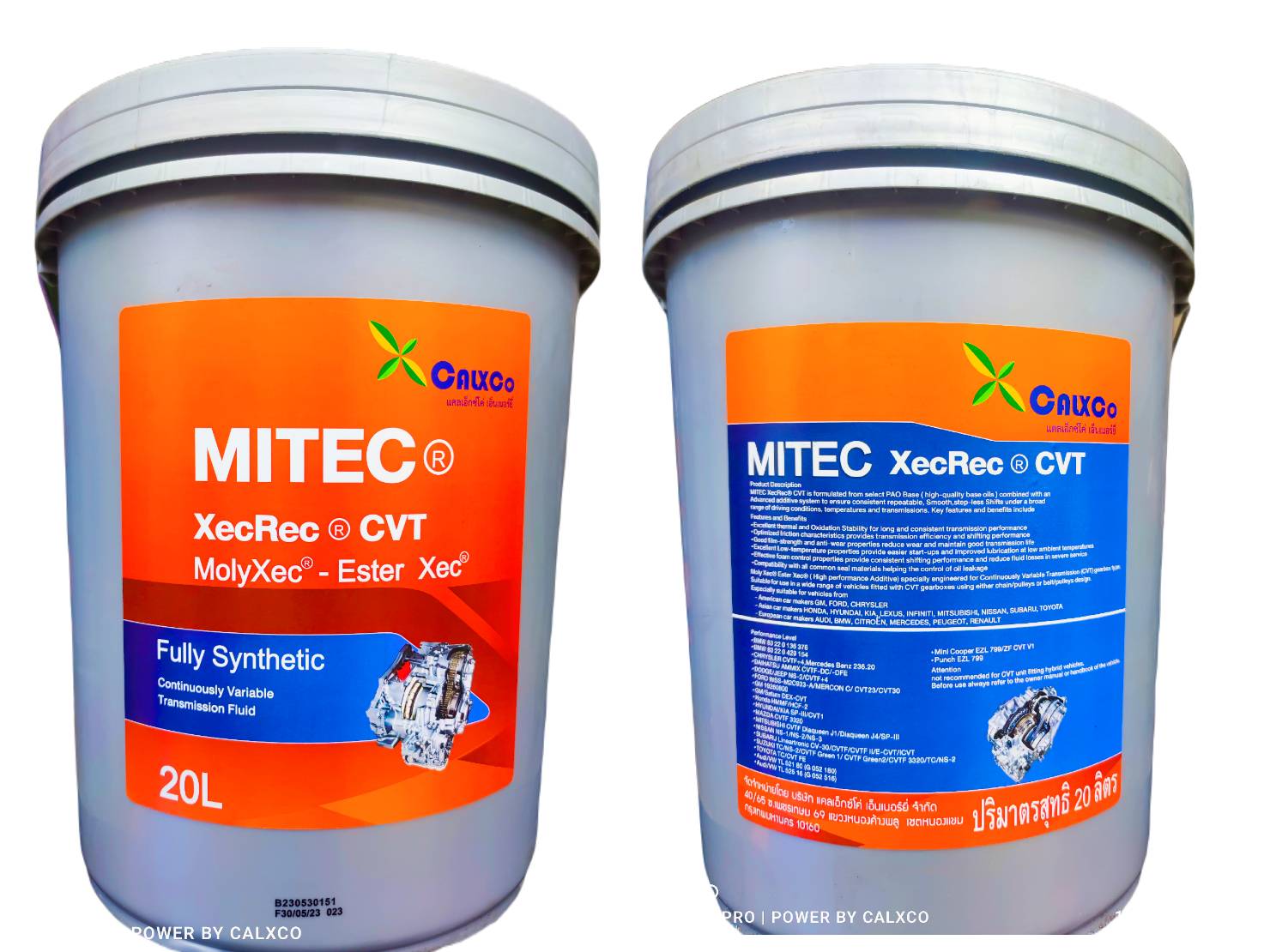MITEC® XecRec® CVT ( PAO+ ) 20 ลิตร
