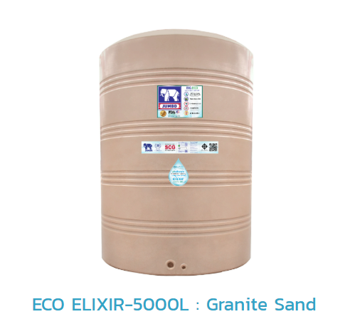 ถังเก็บน้ำบนดิน PE ECO ELIXIR รุ่น JGNX5000S/T