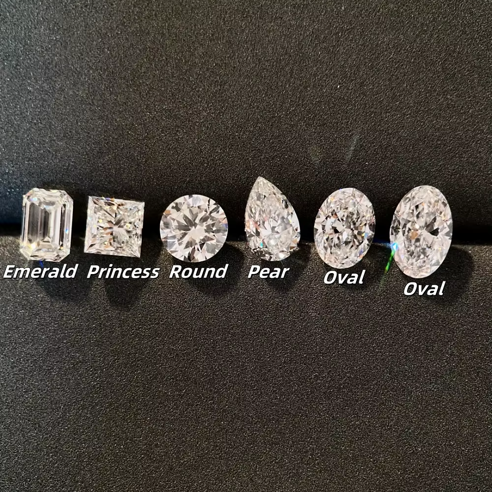 เพชรสังเคราะห์เพชรแท้เพาะเลี้ยง เจียระไนตามแบบ