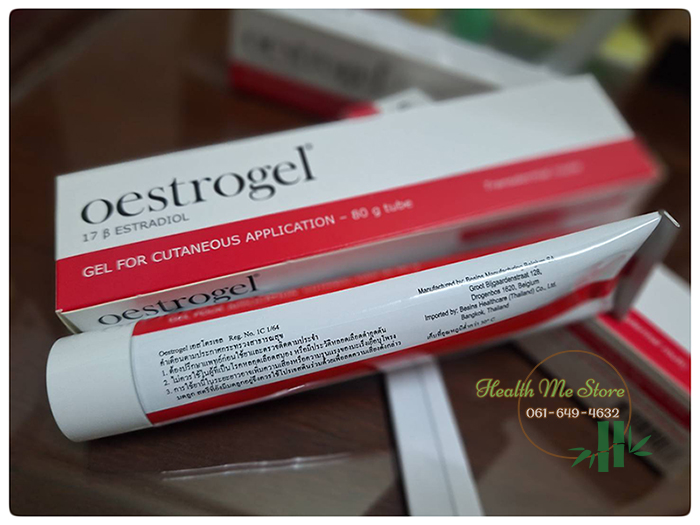 oestrogel 80 g. เอสโตรเจล ฮอร์โมนทดแทนในรูปแบบเจล Estradiol วัยทอง สาวข้ามเพศ ฮอร์โมนเพศหญิง