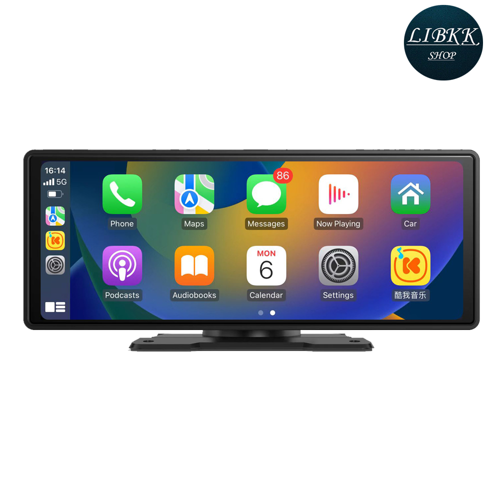CL1026C Apple CarPlay & Android Auto 10.26 นิ้ว หน้าจอหน้าจอสัมผัสสำหรับรถบรรทุกกล้องย้อนกลับ USB อินพุต DVR Bluetooth