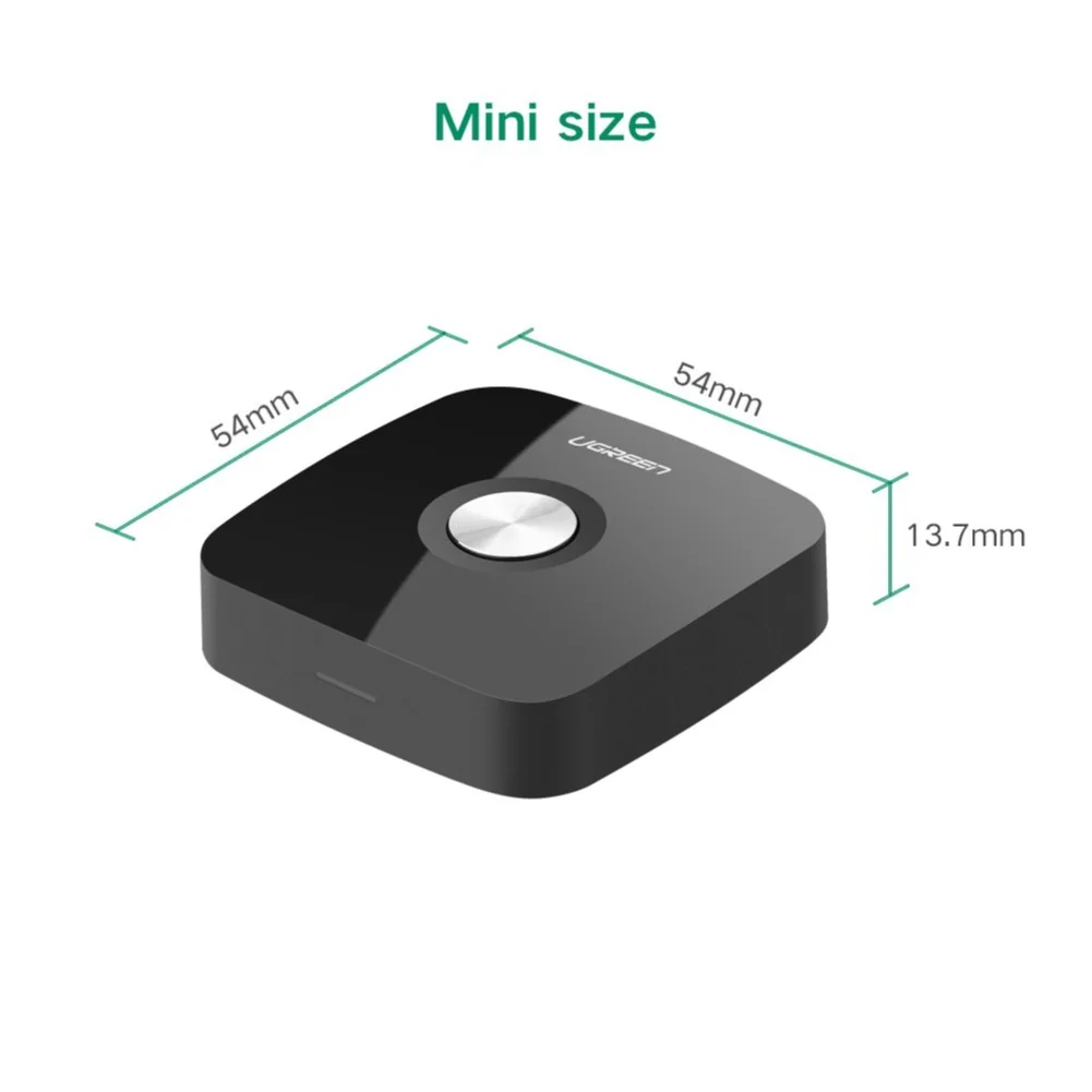 UGREEN CM122 Wireless Bluetooth 5.0 Receiver 3.5mm. Audio 5.1 APTX(40758)