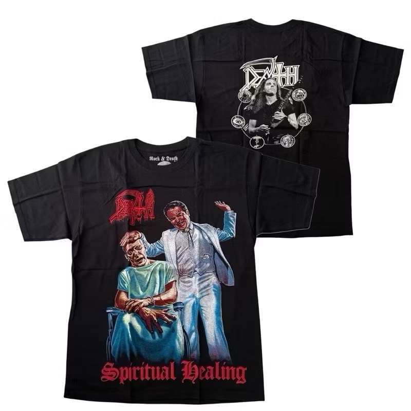 เสื้อวง DEATH T-SHIRT ป้าย ROCK&DEATH งาน BOOTLEG MEXICO