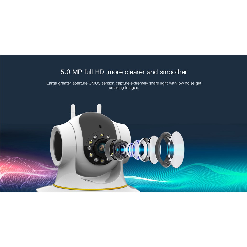 VStarcam แนะนำ 💥 VSTARCAM C39S PRO 5.0MP เซลล่าสุด ( WIFI 5.8G,AI คนตรวจจับสัญญาณเตือน)
