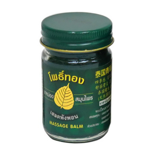 ยาหม่องเสลดพังพอน ตราโพธิ์ทอง ขนาด 50 กรัม