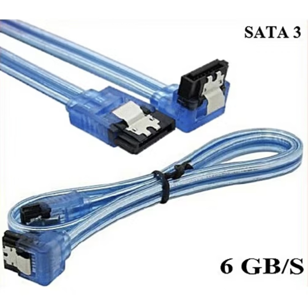 สายเคเบิ้ล Cable SATA 3 (6GB/S) มีกิ๊บ ล๊อค สินค้าตรงตามภาพ งานศูนย์ไอทีไทย