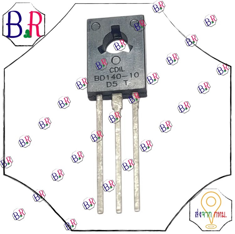 BD140 PNP Transistor ทรานซิสเตอร์สำหรับเครื่องเสียง แท้