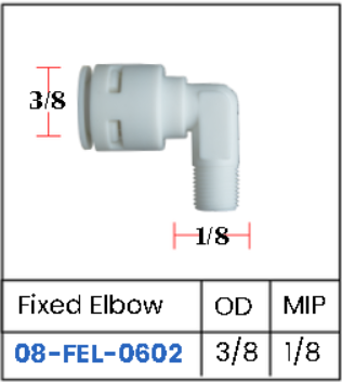 ฟิตติ้งเครื่องกรองน้ำ Water filter fittings