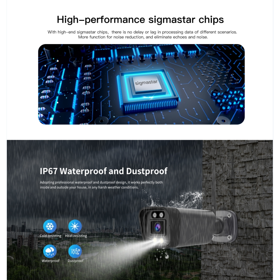 VStarcam แนะนำ 💥 VSTARCAM CS19PRO-UV ( full-color +5MP+WIFI2.4G-5.8G+AI )IP Camera ภาพสี กล้องวงจรปิด กล้องวงจรไร้สายภายนอก