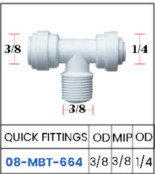 ฟิตติ้งเครื่องกรองน้ำ Water filter fittings