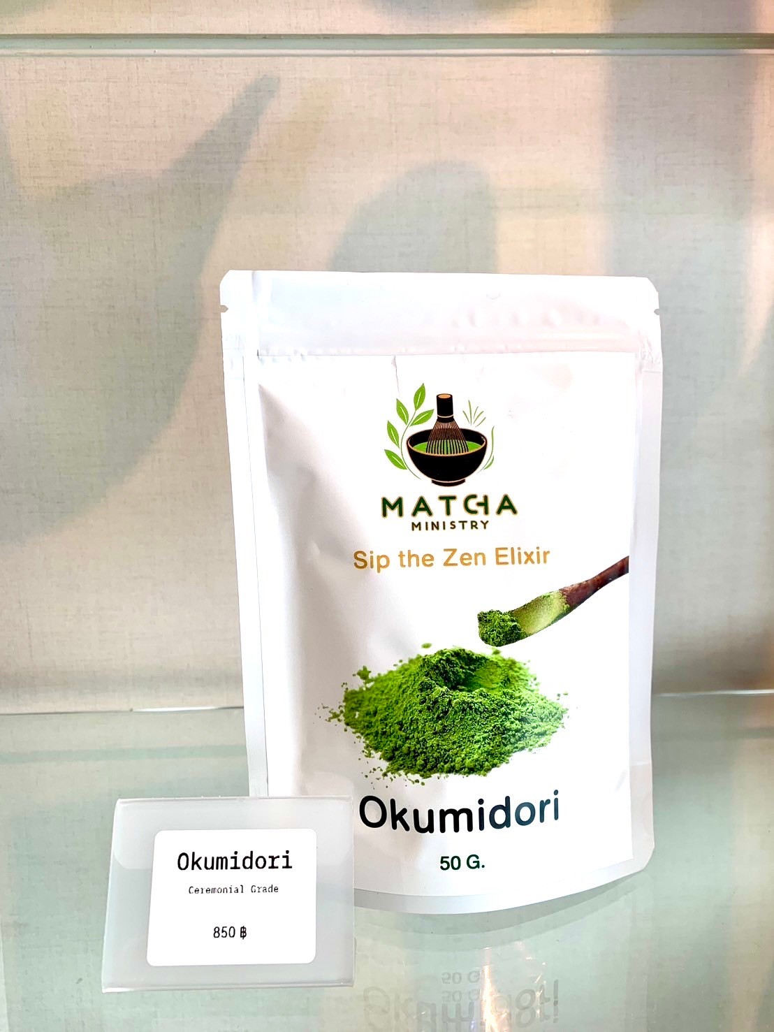 ผงมัทฉะ สายพันธุ์ Okumidori 50g