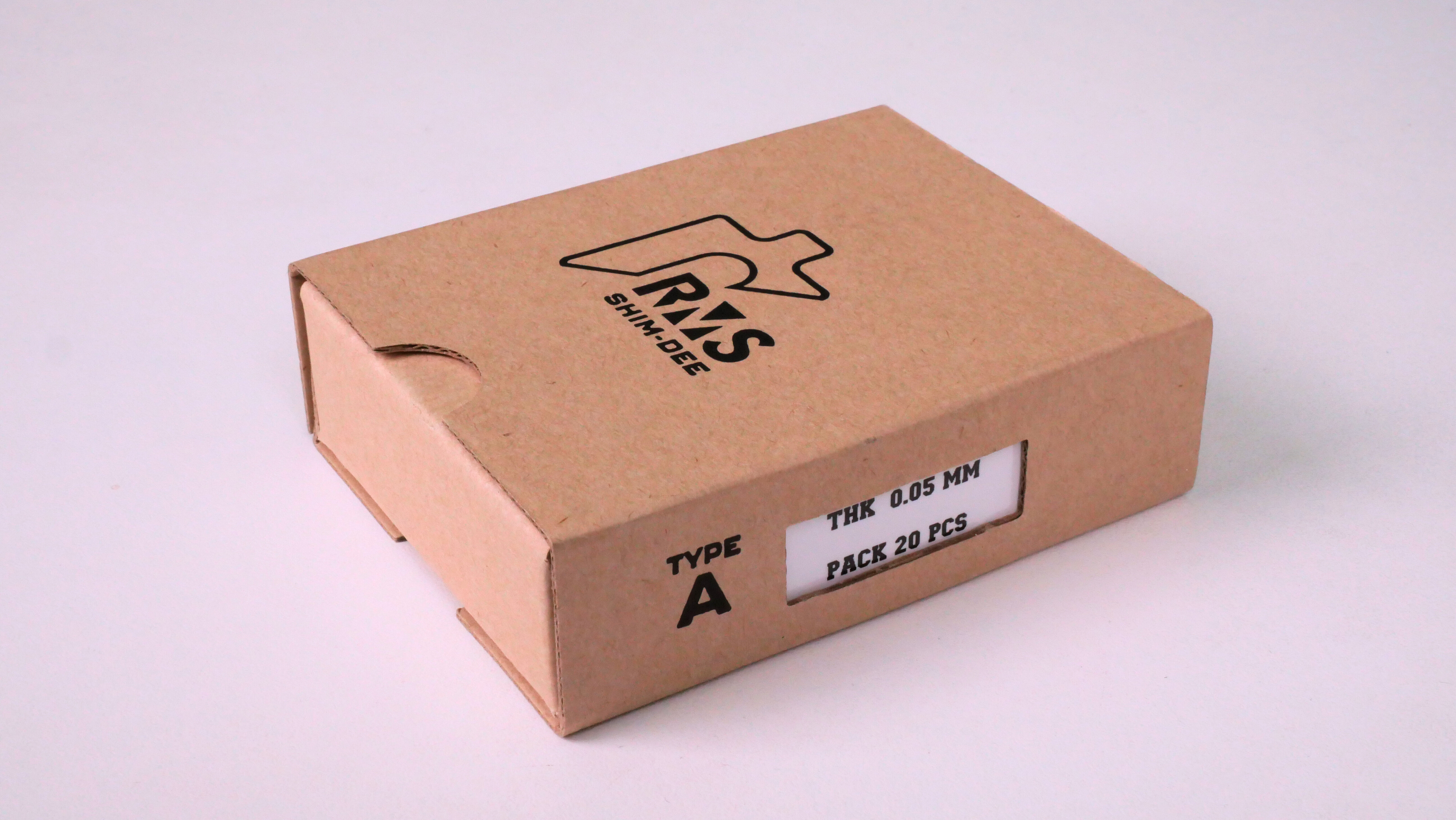 แผ่นชิมตั้งระดับสำเร็จรูป RMS SHIM-DEE สำหรับงานอุตสาหกรรม ขนาด 50x50มม. หนา 0.05มม. (Industrial Precut Shim)