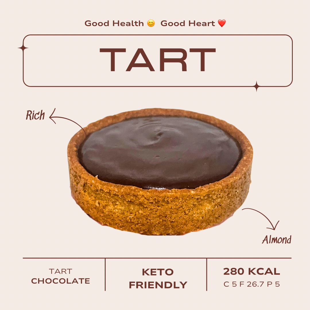 ทาร์ตคีโต Cheese Tart [KETO] ไร้แป้ง ไร้น้ำตาล ไร้กลูเตน *🚑ขนส่งเย็นเท่านั้น*