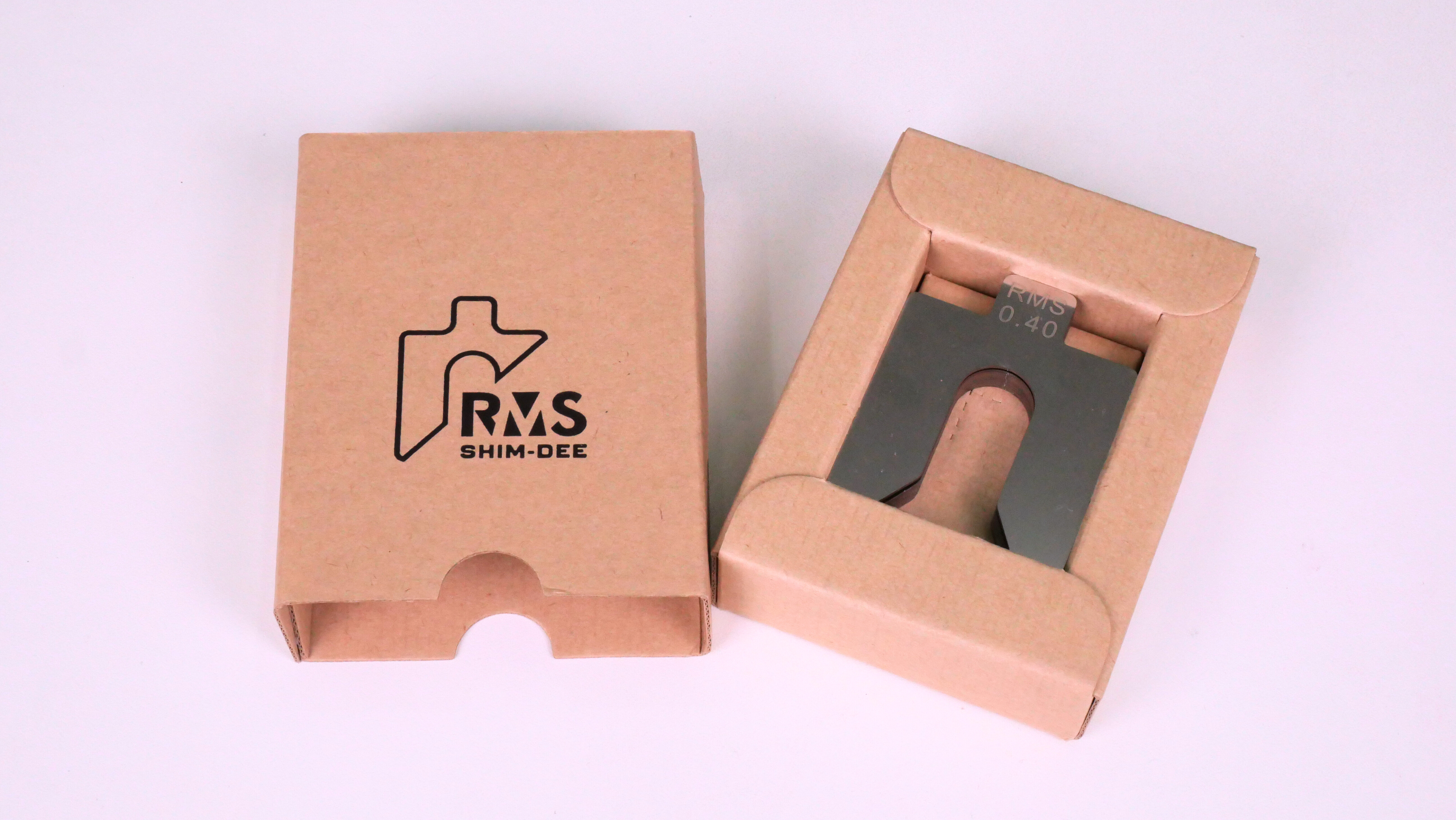 แผ่นชิมตั้งระดับสำเร็จรูป RMS SHIM-DEE สำหรับงานอุตสาหกรรม ขนาด 50x50มม. หนา 0.40มม. (Industrial Precut Shim)