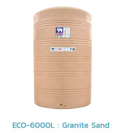 ถังเก็บน้ำบนดิน PE ECO รุ่น JGN6000S