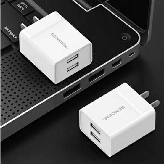 SENDEM Smart Quick Charger B02 USB 2.1Ax2 4.2A White