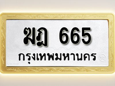 โอเคดีทะเบียนรถ 665 ทะเบียนมงคล ฆฎ 665 พร้อมส่งมอบ