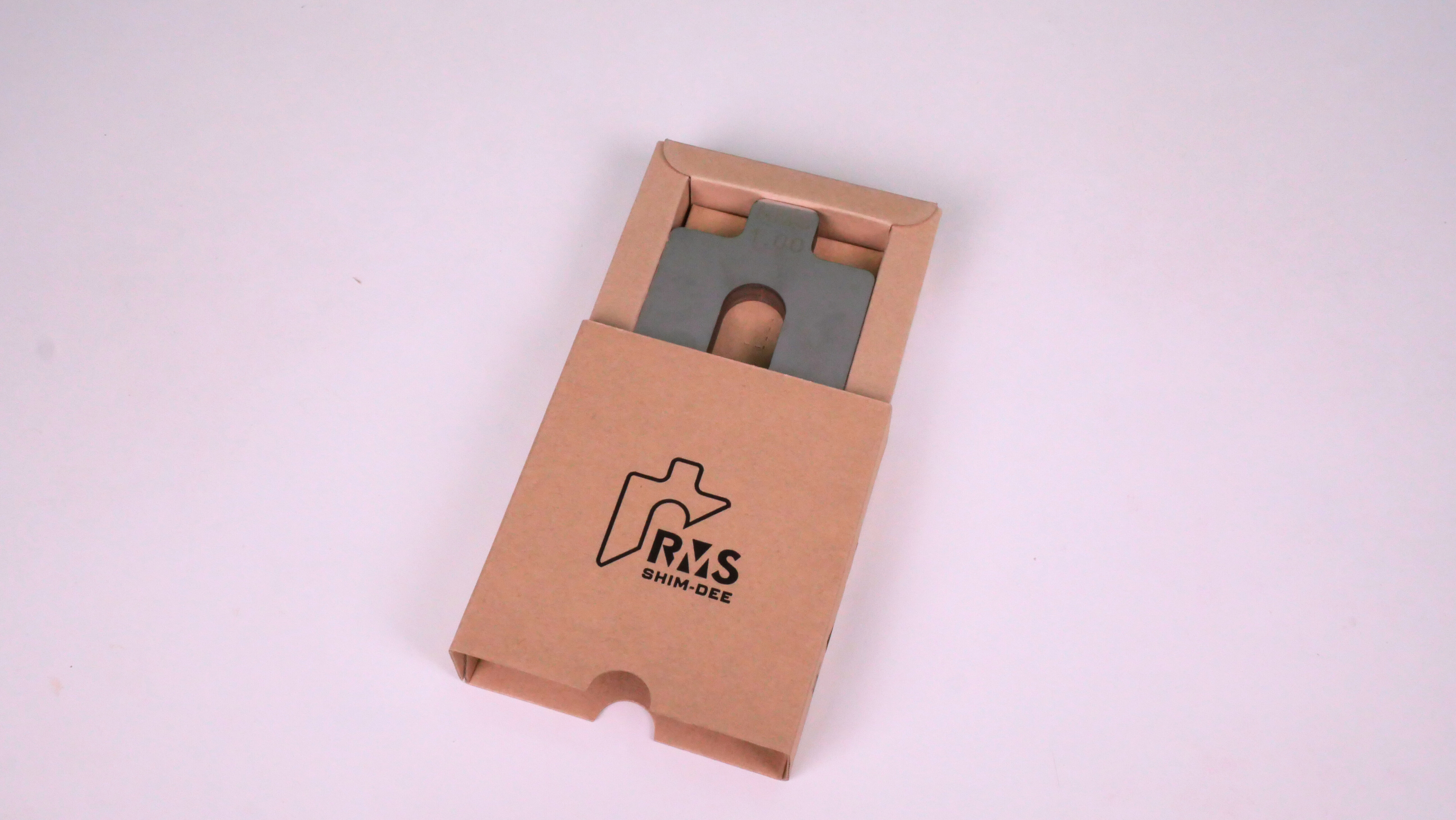 แผ่นชิมตั้งระดับสำเร็จรูป RMS SHIM-DEE สำหรับงานอุตสาหกรรม ขนาด 75x75มม. หนา 1.00มม. (Industrial Precut Shim)