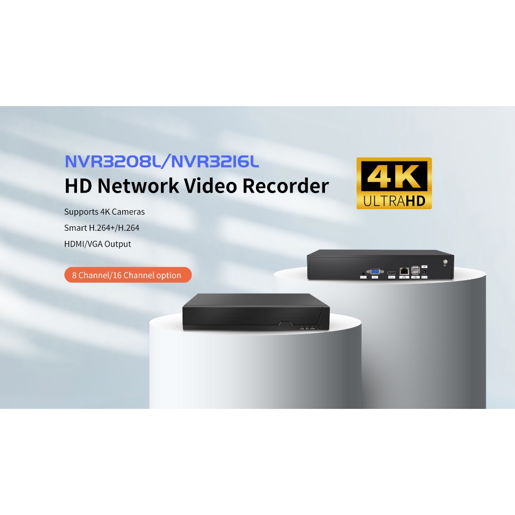 VStarcam Vstarcam NVR3208L NVR3216L N8216 เครื่อง NVR 8CH -16CH เครื่องบันทึกกล้องวงจรปิด รองรับONVIF รองรับHDDได้ 10TB