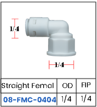 ฟิตติ้งเครื่องกรองน้ำ Water filter fittings
